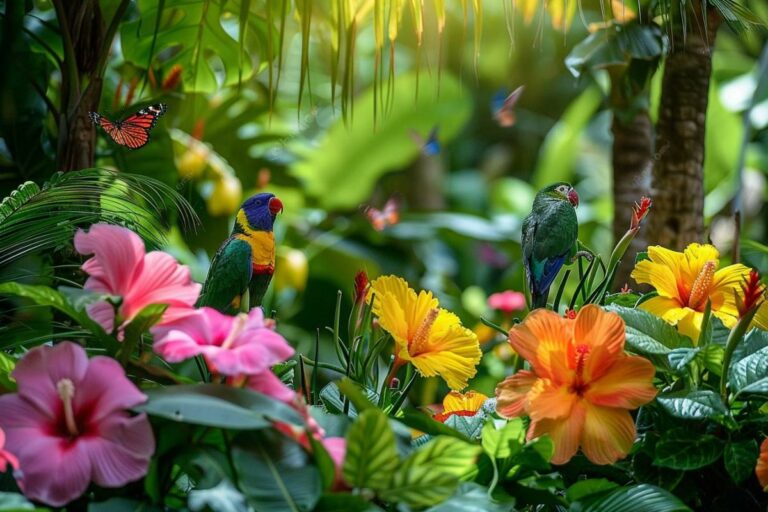 Idées créatives pour créer des jardins tropicaux éblouissants pour débutantes