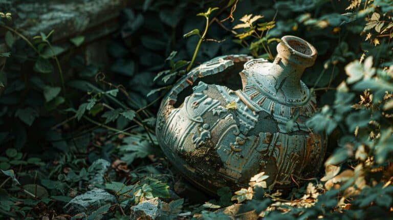 Les mystères de l&rsquo;amphore cassée dans le jardin