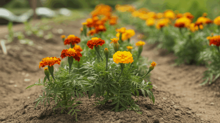 jardin legumes vivace marigold