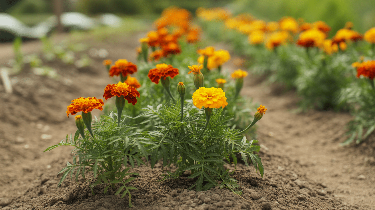 jardin legumes vivace marigold