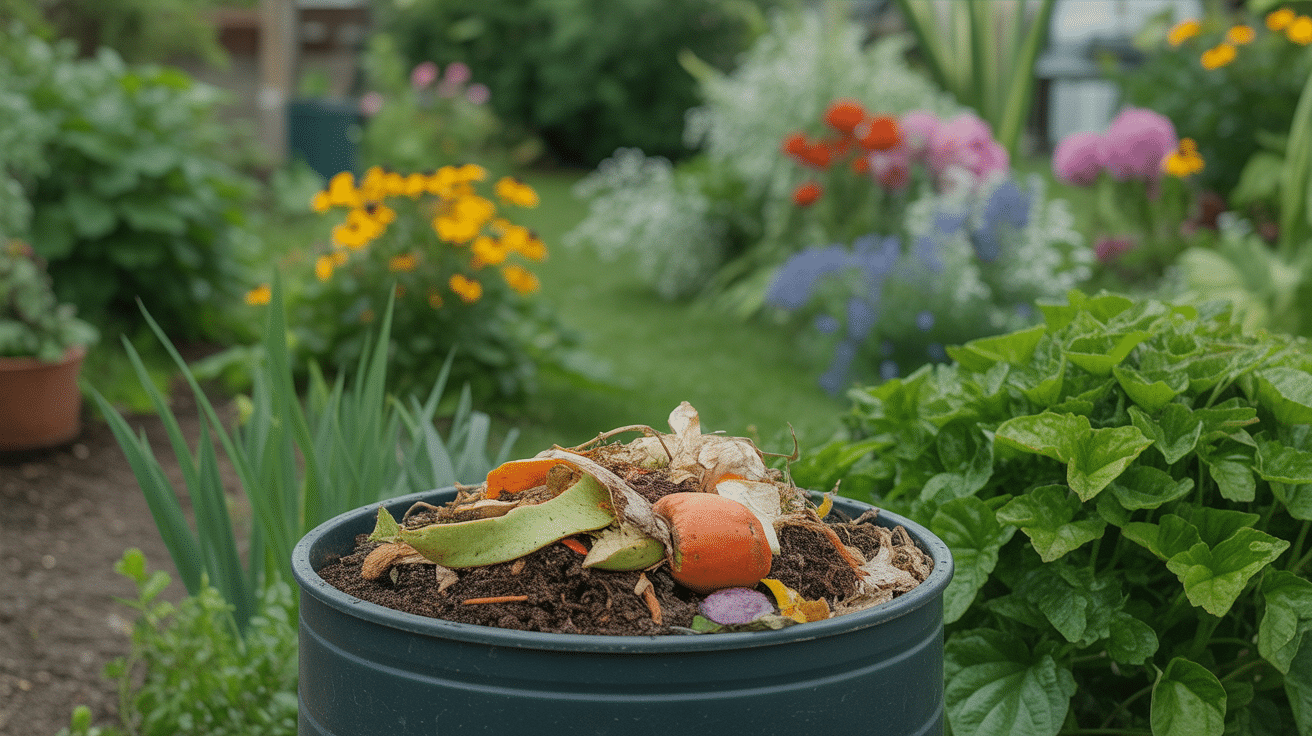 jardin luxuriant compost bin