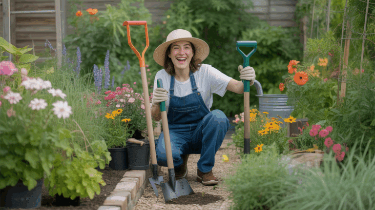 personne jardinent avec succes