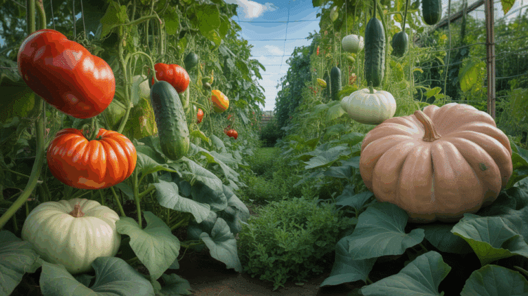 potager geant abondant vibrant