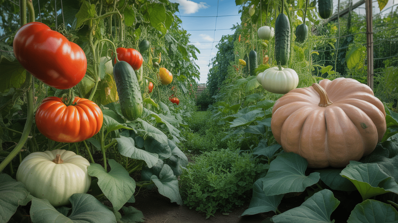 potager geant abondant vibrant