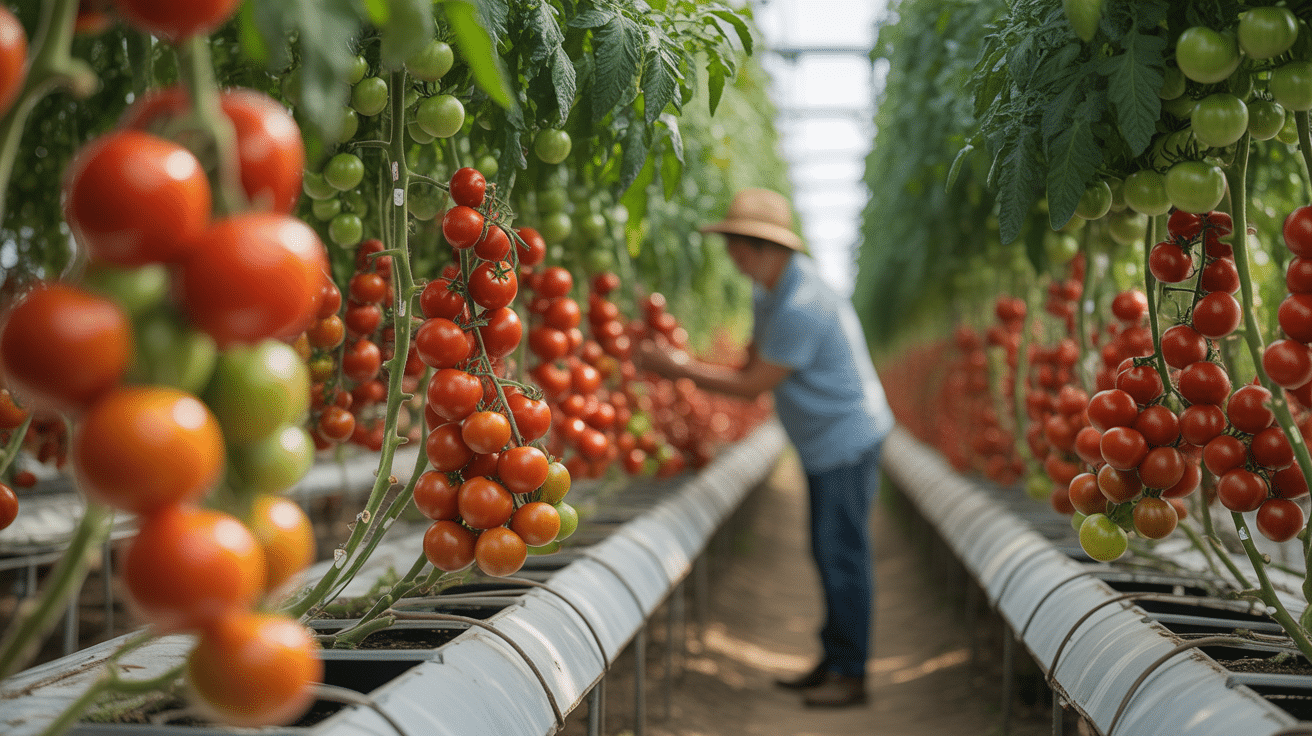 tomates fermier campagne